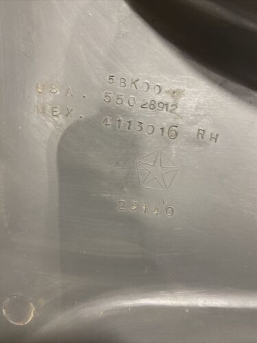 PASSENGER SIDE EXTENDED CAB REAR WINDOW TRIM GREY 1989-1993 DODGE RAM 55028912