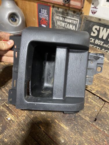 2003 - 2005 DODGE RAM 1500 2500 3500 DARK GREY CUBBY POCKET FOR MANUAL TRUCKS