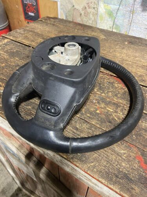 2004 - 2009 DODGE RAM 2500 3500 COMPLETE STEERING WHEEL W CRUISE VOLUME CONTROLS