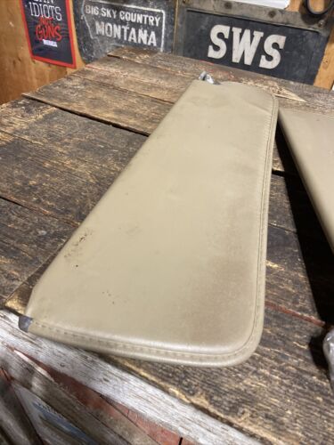 SET OF TAN SUN VISORS 1989-1993 FIRST GEN CUMMINS DODGE RAM 150 250 350 TRUCKS