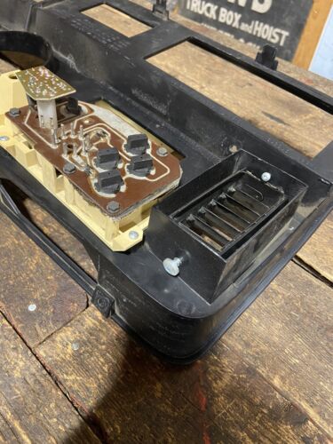 1989-1993 DODGE RAM 250 350 CUMMINS BLACK DASH BEZEL &amp; MESSAGE CENTER 1991-1993