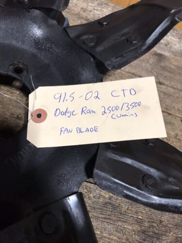 1991.5-2002 DODGE RAM 2500/3500 FAN BLADE FROM 5.9L 12V/24V CUMMINS