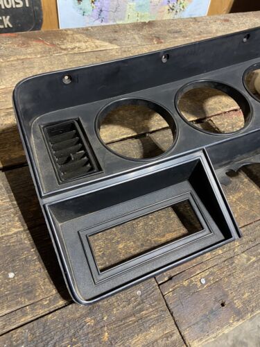 1989-1993 DODGE RAM 250 350 CUMMINS BLACK DASH BEZEL &amp; MESSAGE CENTER 1991-1993