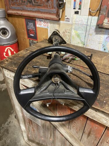 1990 DODGE RAM 250 350 CUMMINS STEERING COLUMN AUTOMATIC TILT CRUISE TWO WHEELDR