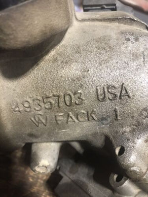 4935703 6.7 6.7l Cummins Intake Horn egr intake horn THROTTLE VALVE 4943575