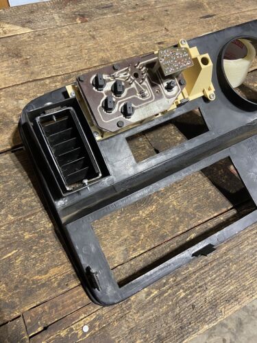 1989-1993 DODGE RAM 250 350 CUMMINS BLACK DASH BEZEL &amp; MESSAGE CENTER 1991-1993