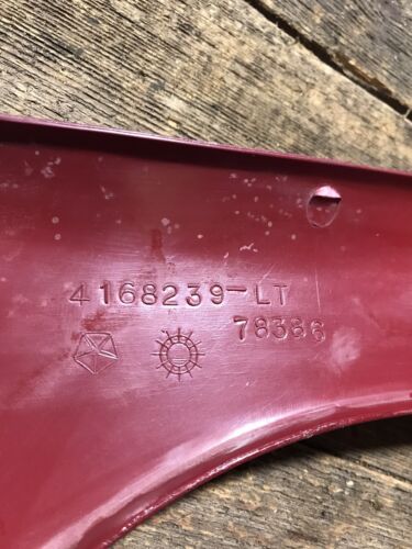 1989-1993 DODGE RAM 150 250 350 1ST GEN RED DRIVERS A PILLAR TRIM 4168239 - LT