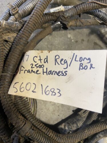 1997 DODGE RAM 2500 CUMMINS REGCAB LONGBOX CHASSIS FRAME WIRING HARNESS 56021683