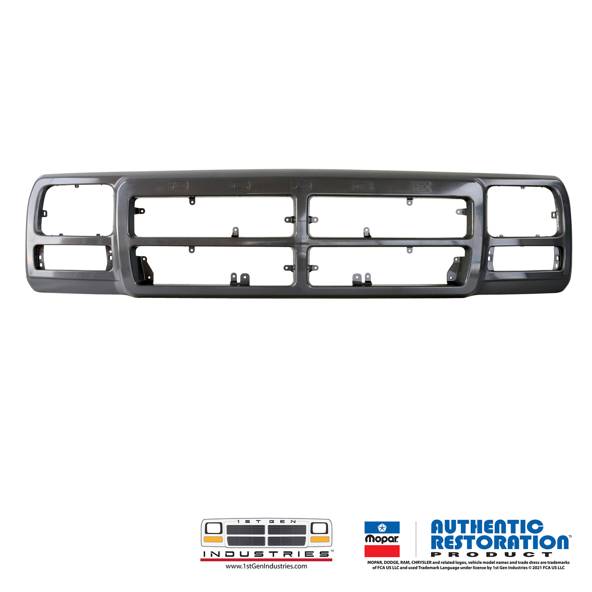 NEW OEM 1ST GEN 1991-1993 Dodge Ram Grill – Paintable – Mopar