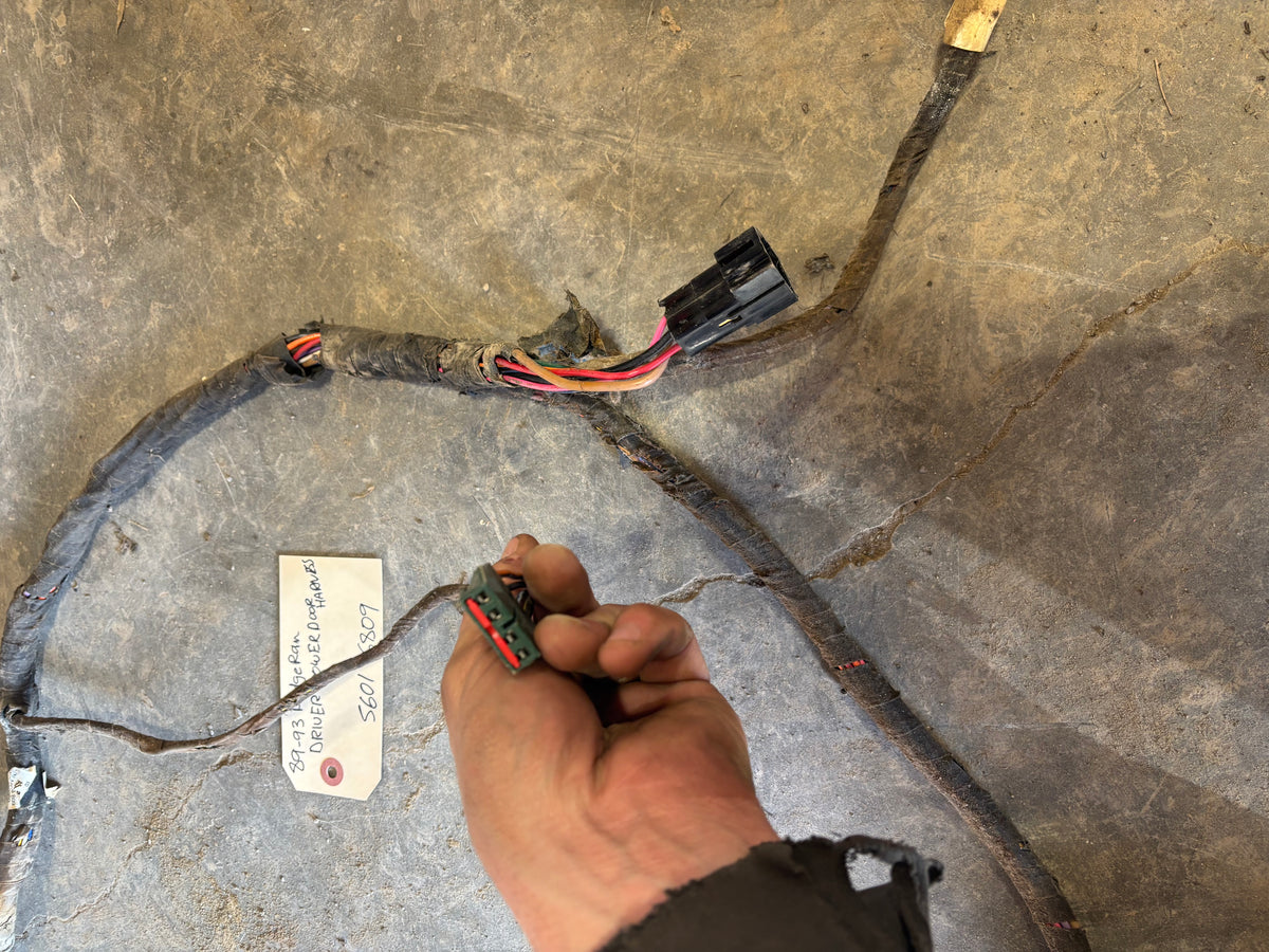 89-93 Dodge Ram LH Driver Door Wiring Harness