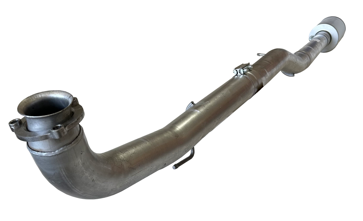 4&quot; Cat &amp; DPF Race Pipes | 2015.5-2016 GM 2500/3500 6.6L DURAMAX