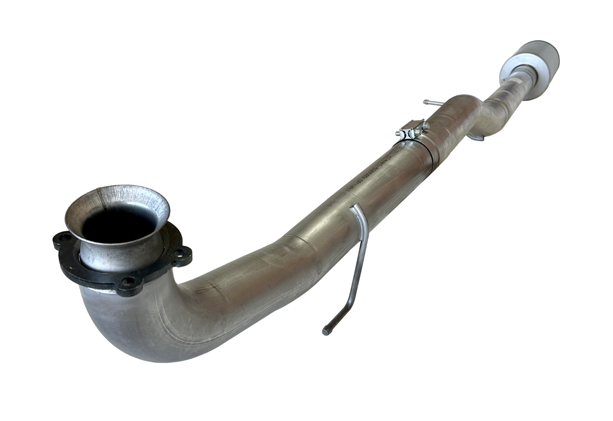 4&quot; Cat &amp; DPF Race Pipes | 2017-2023 GM 2500/3500 6.6L DURAMAX L5P