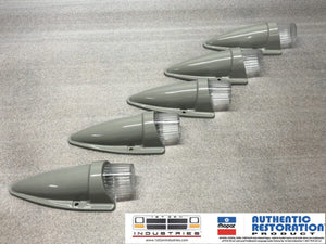 1974-1993 Cab Clearance Lights – Grey Housing and Clear Lens