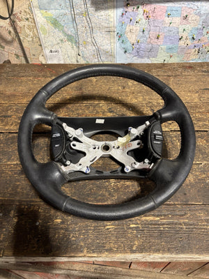 OEM 2ND GEN 1998 - 2002 DODGE RAM 2500 3500 STEERING WHEEL NICE SHAPE