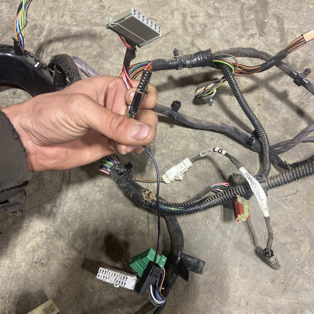 1998 DODGE RAM 2500 3500 CUMMINS 12V AUTOMATIC DASH WIRING HARNESS 56020485AB