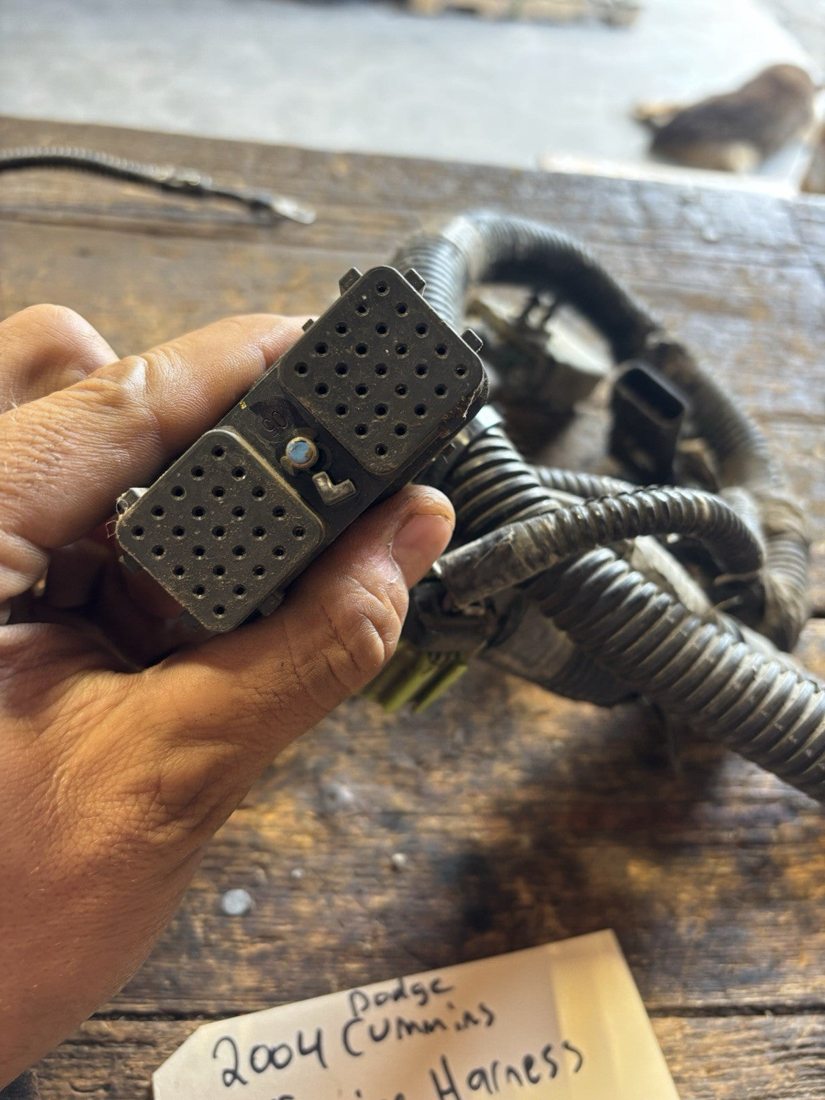 2004 DODGE RAM CUMMINS ENGINE WIRING HARNESS PN 3693769