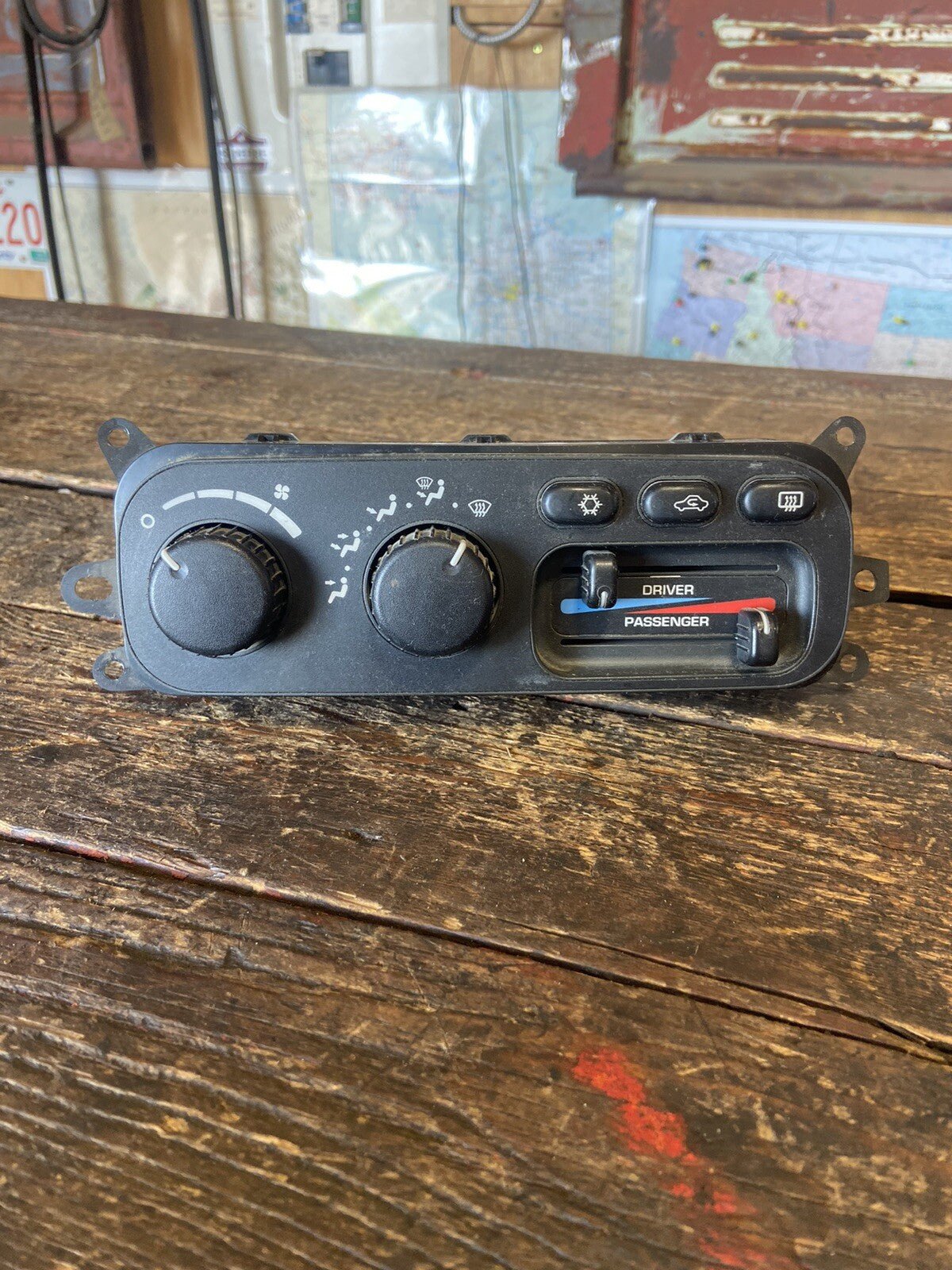 2003 2004 2005 DODGE RAM DUAL CLIMATE HEAT AC CONTROL SWITCHES 56056323AD