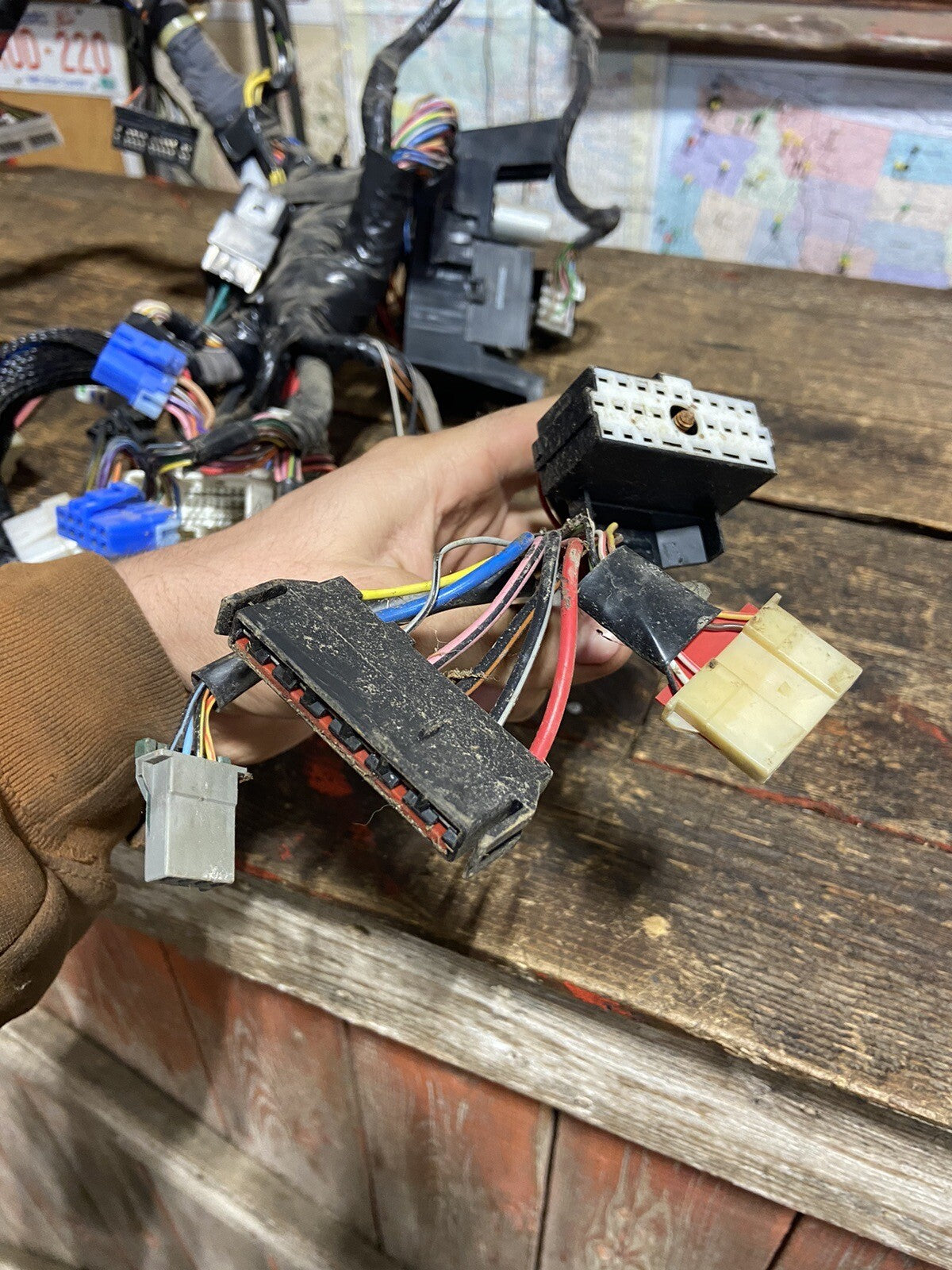 1994 DODGE RAM 2500 3500 CUMMINS DASH WIRING HARNESS AUTO PN 56017030