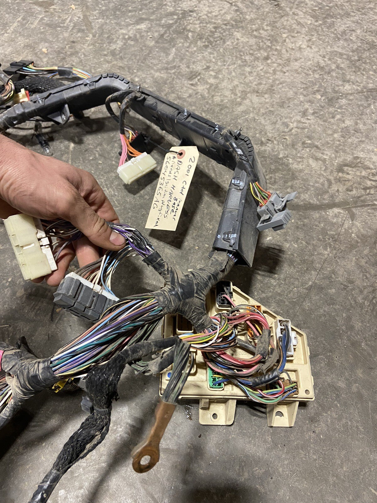 2001 DODGE RAM 2500 3500 CUMMINS MANUAL DASH HARNESS PN 56045365AC