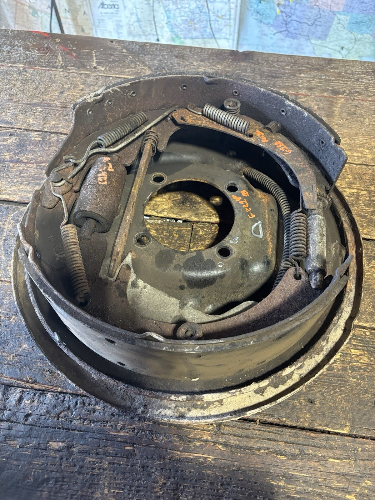 1994 - 1999 DODGE RAM 3500 DANA 80 DUALLY BACKING PLATE DRIVER SIDE