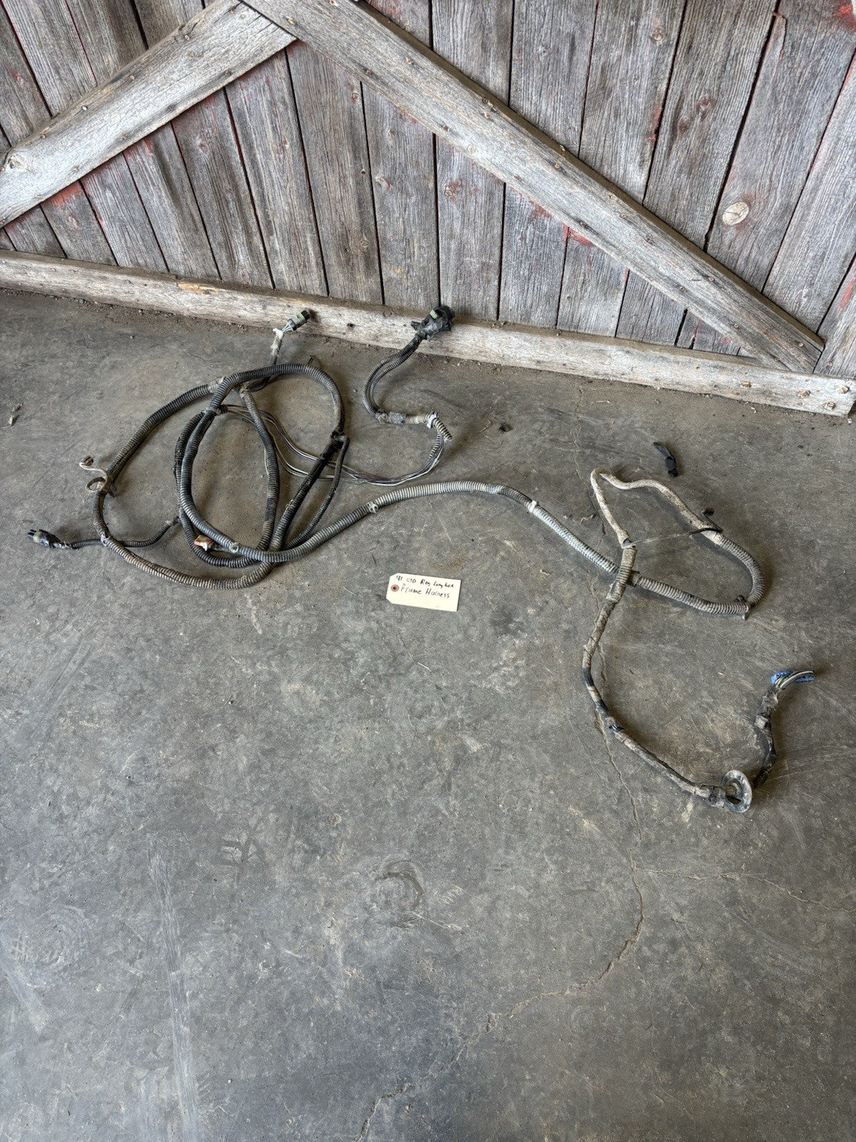 1991 DODGE RAM 250 350 CUMMINS REGULAR CAB LONG BED FRAME CHASSIS WIRING HARNESS