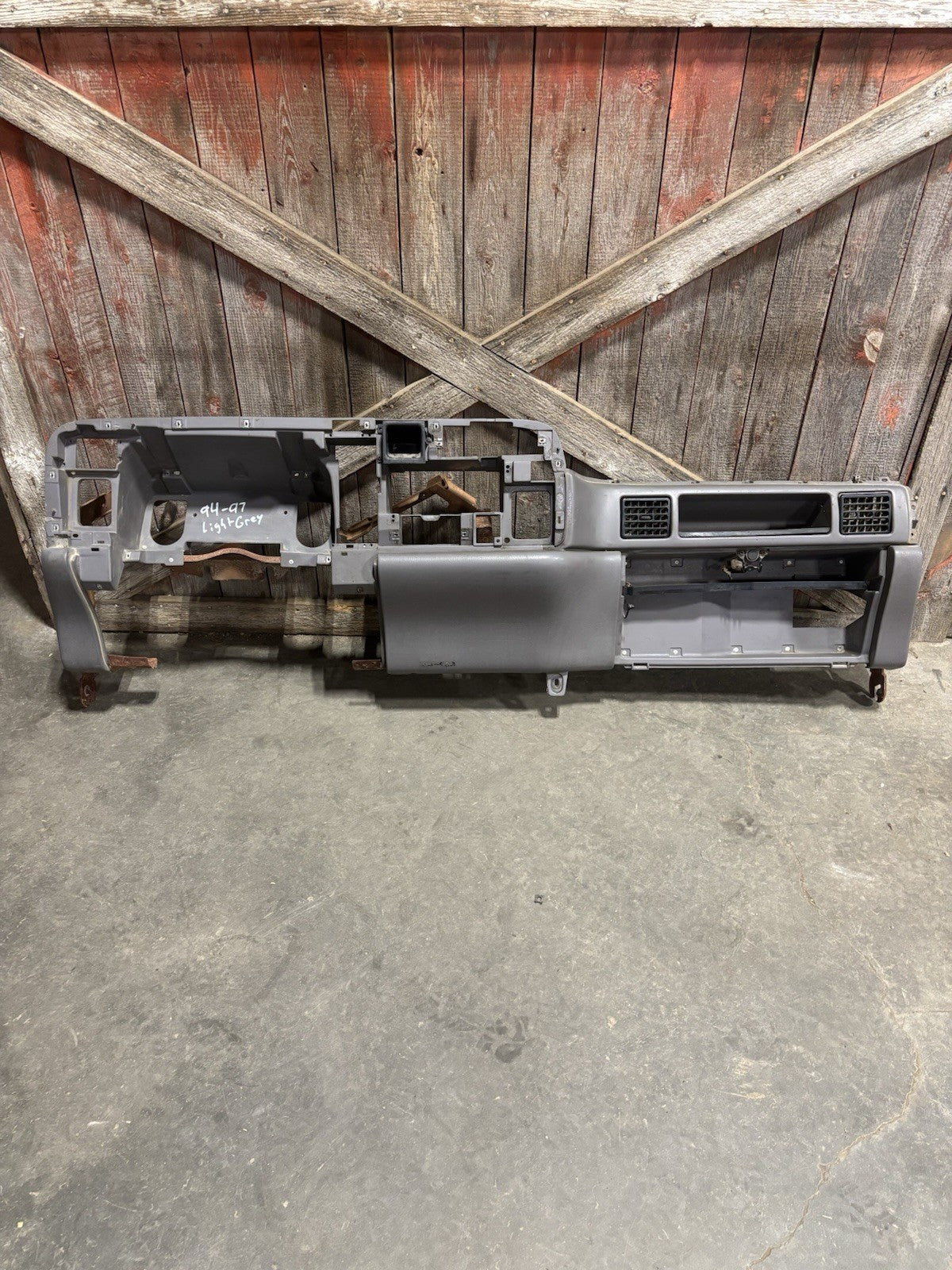 OEM 1994 - 1997 DODGE RAM CUMMINS DASH CORE STRUCTURE LIGHT GREY GRAY DASHBOARD