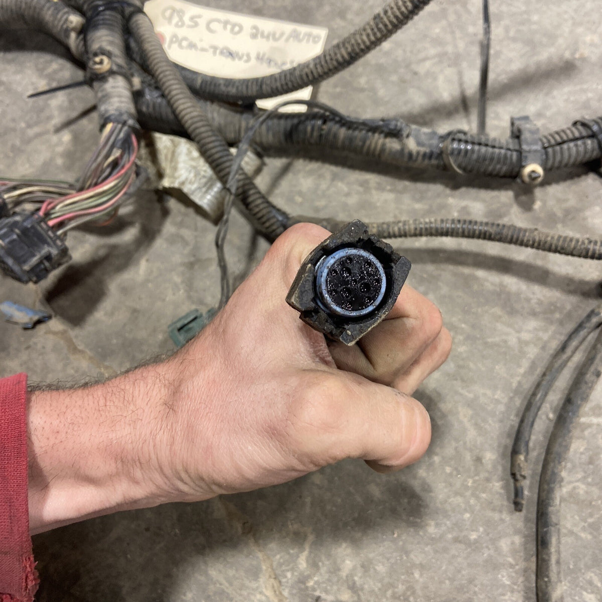 1998 .5 DODGE RAM 2500 3500 5.9L 24V CUMMINS PCM TRANSMISSION HARNESS 56020527