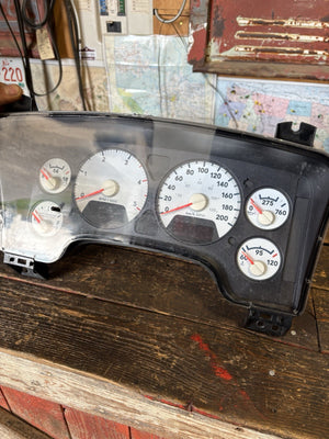 2008 DODGE RAM 2500 3500 6.7L CUMMINS GAUGE CLUSTER 250,000KMS P 05172095af