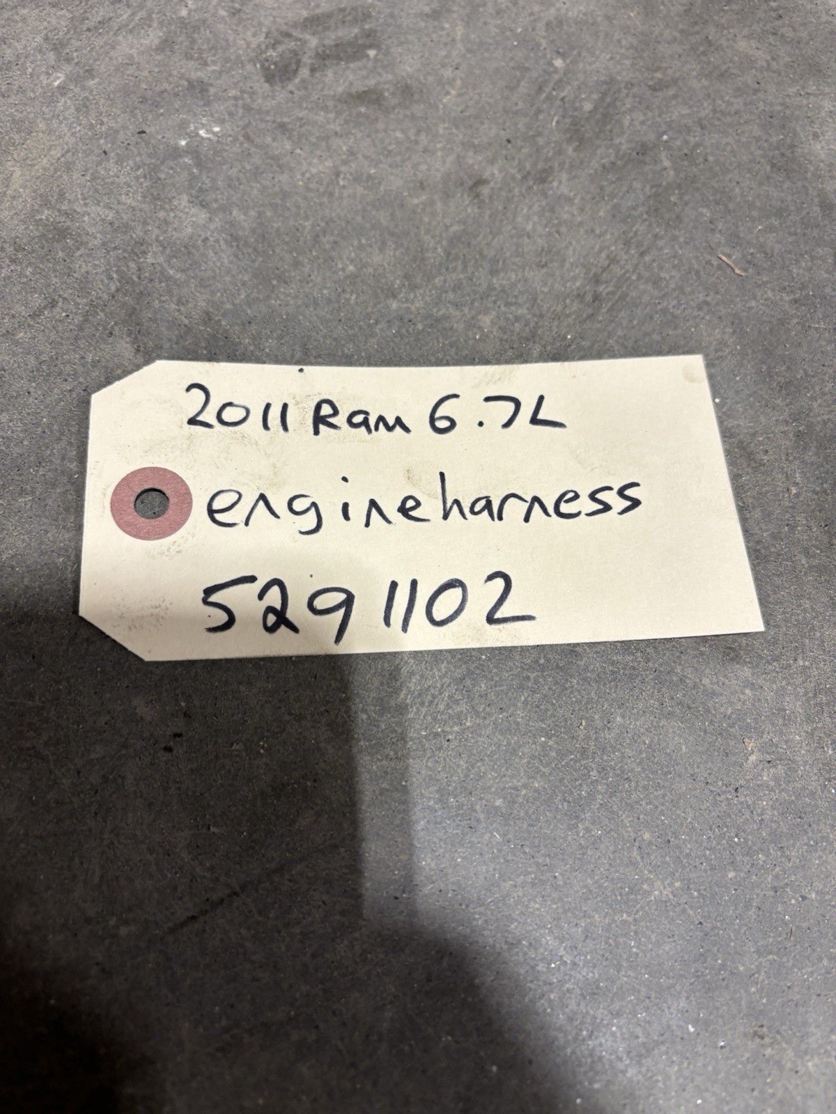 2011 RAM 6.7L CUMMINS ENGINE WIRING HARNESS 5291102