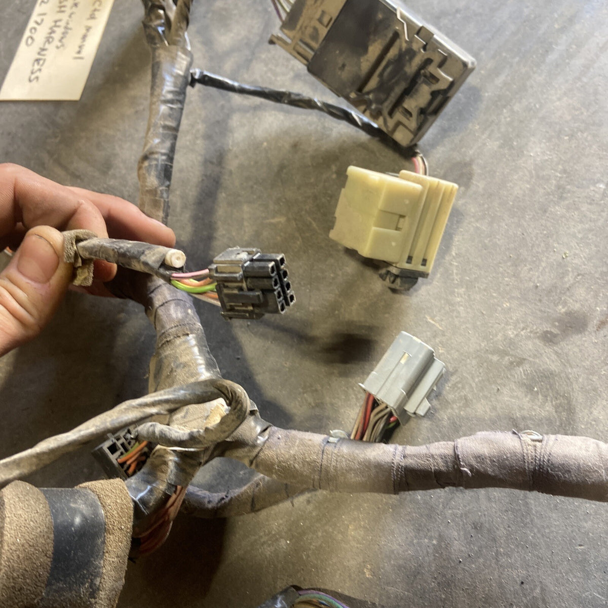 1997 DODGE RAM 2500 3500 CUMMINS MANUAL DASH BASE MODEL WIRING HARNESS 56021700