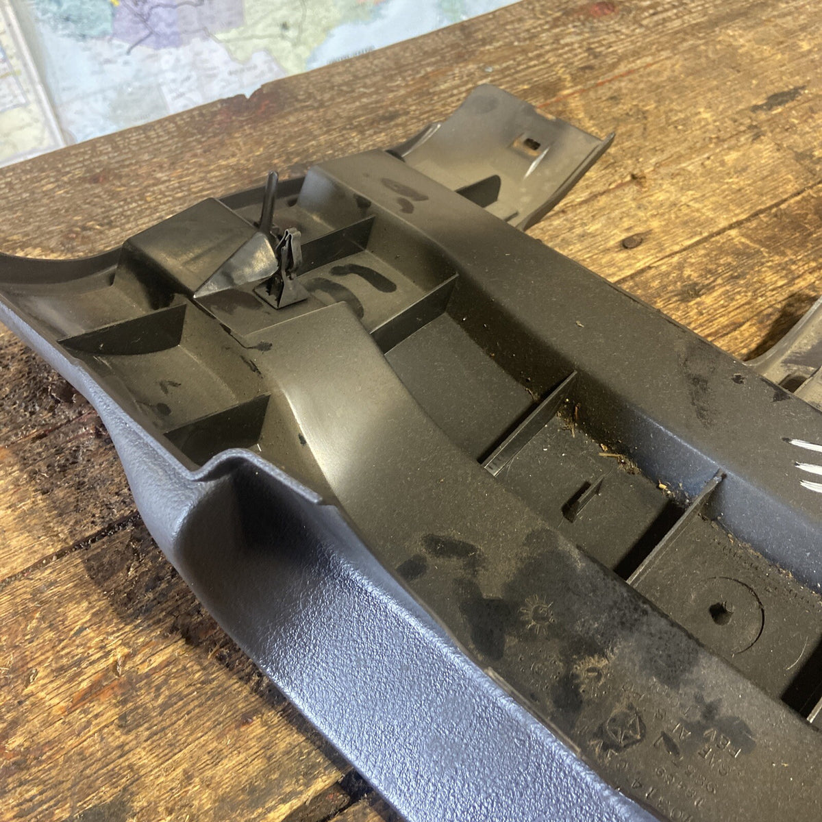 1998 - 2002 Dodge Ram Under Lower Dash Steering Column Cover Trim DARK GREY NICE