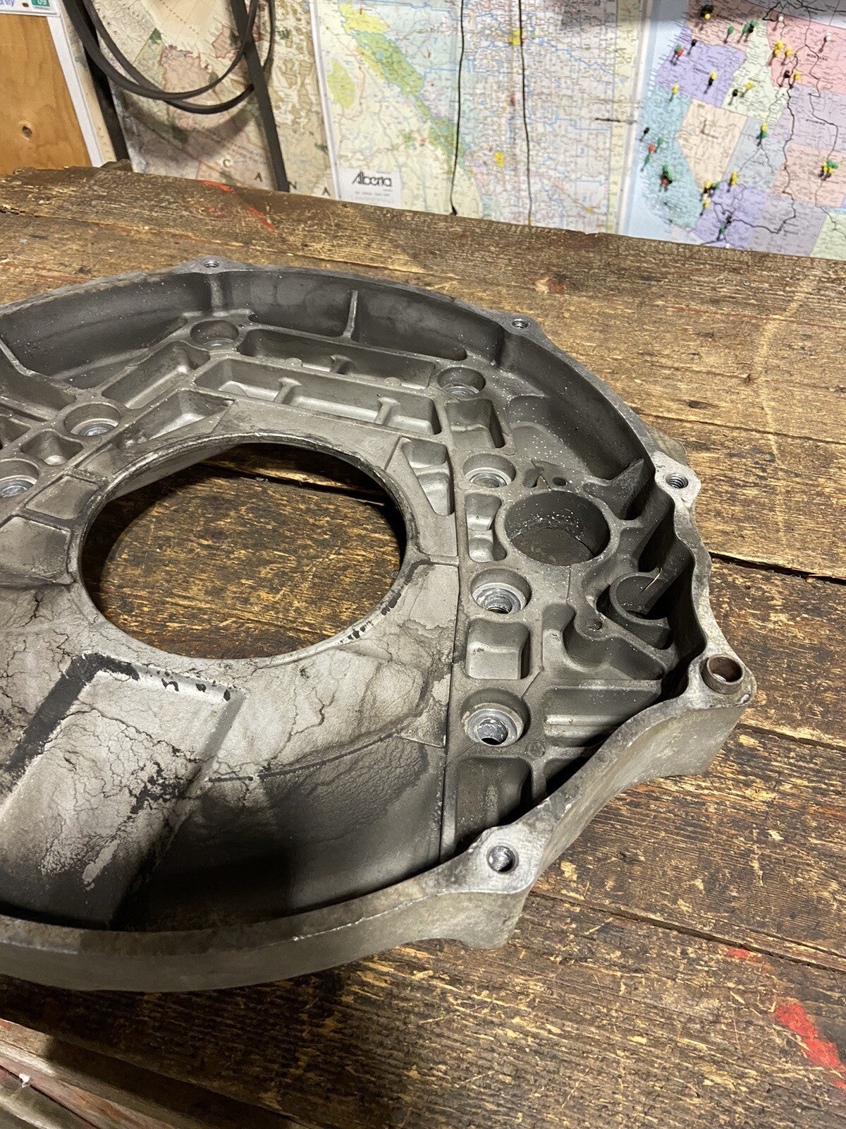 2003 2004 2005 DODGE RAM 2500 3500 CUMMINS NV5600 ADAPTER PLATE HOUSING 3965233