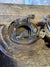 FORD DANA 80 SET OF REAR CALIPER BRACKETS EBRAKE CABLE HOLDER