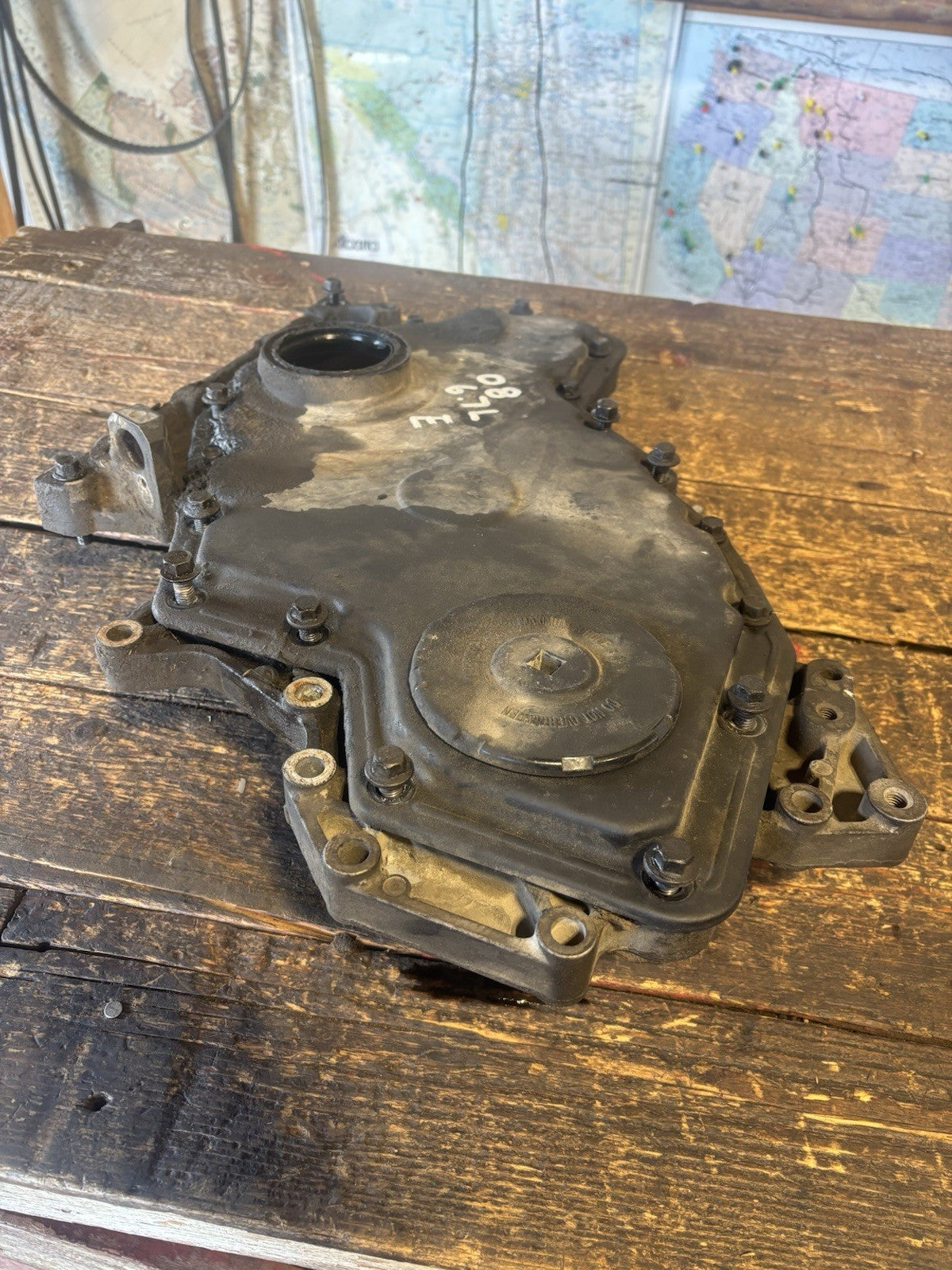 OEM 2007 .5 - 2018 DODGE RAM TIMING GEAR CASE COVER HOUSING SET 4934041 3946654