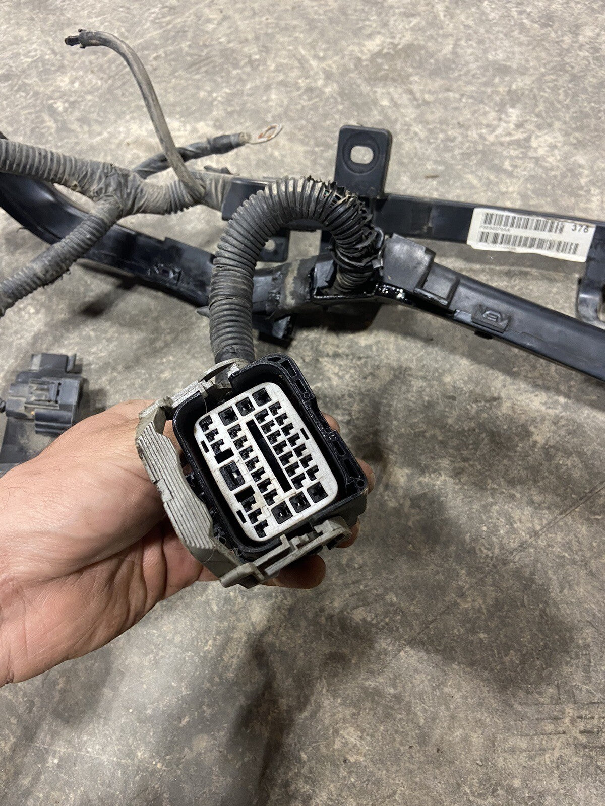 2012 DODGE RAM 2500 3500 CUMMINS DASH WIRING HARNESS P68155376AA