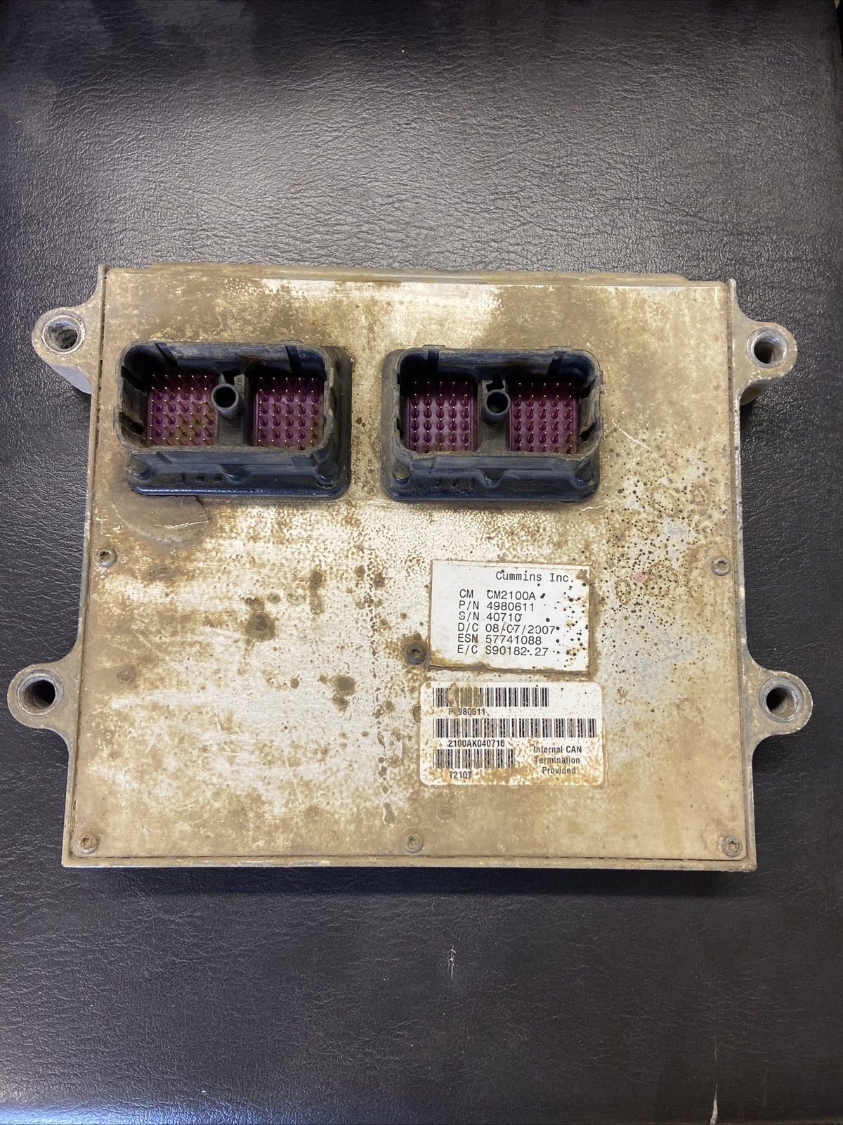 2008 DODGE RAM 2500 3500 6.7L CUMMINS ECM COMPUTER ENGINE CONTROL MODULE 4980611