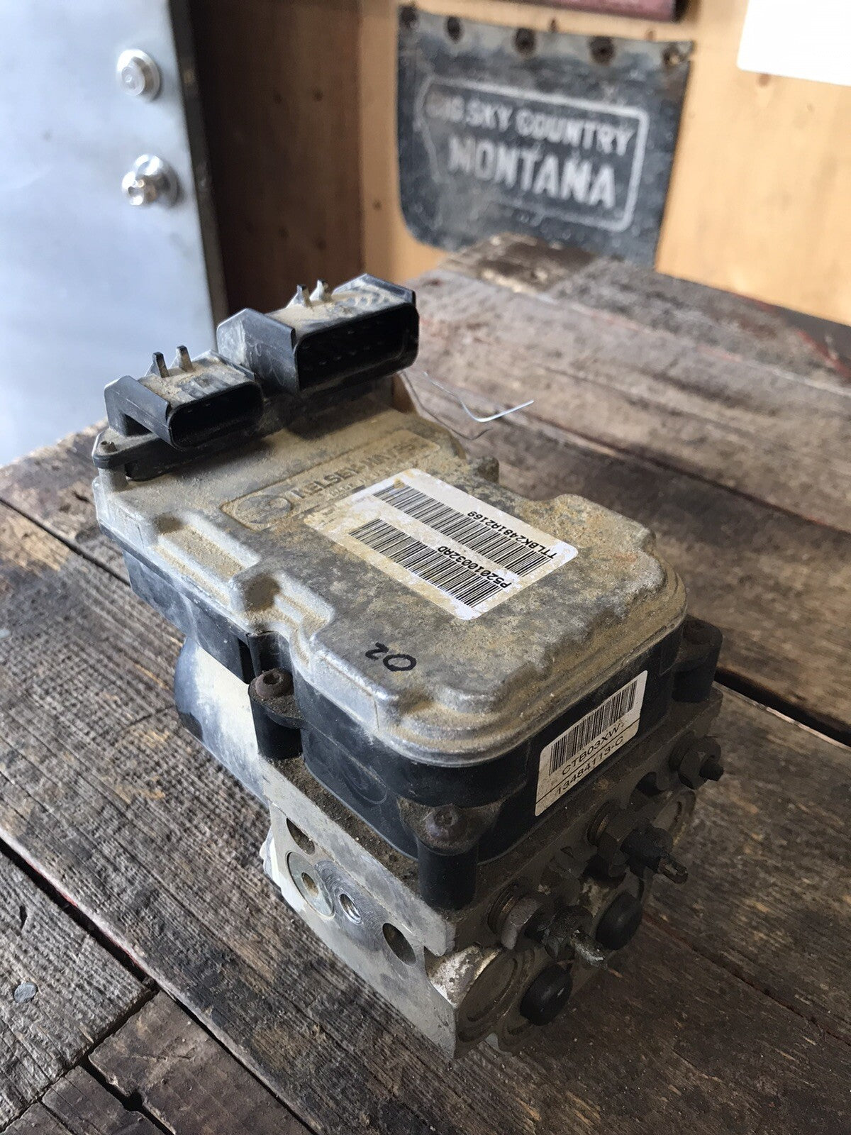 2002 DODGE RAM 1500 ABS BRAKE MODULE AND PUMP 52010032AD 211KMS