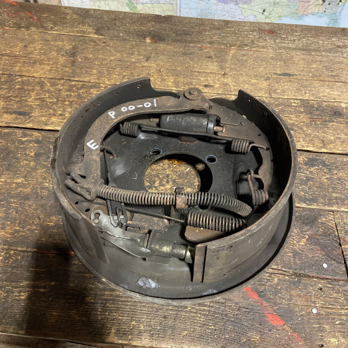 2000 2001 DODGE RAM 2500 DANA 80 PASSENGER SIDE BACKING PLATE 3215371-R