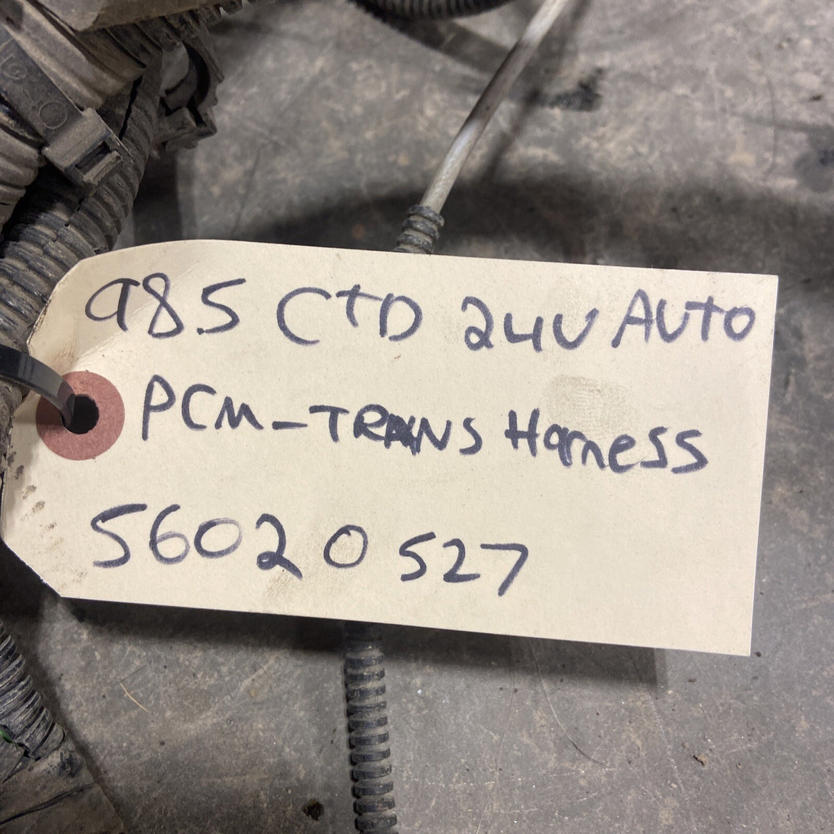 1998 .5 DODGE RAM 2500 3500 5.9L 24V CUMMINS PCM TRANSMISSION HARNESS 56020527