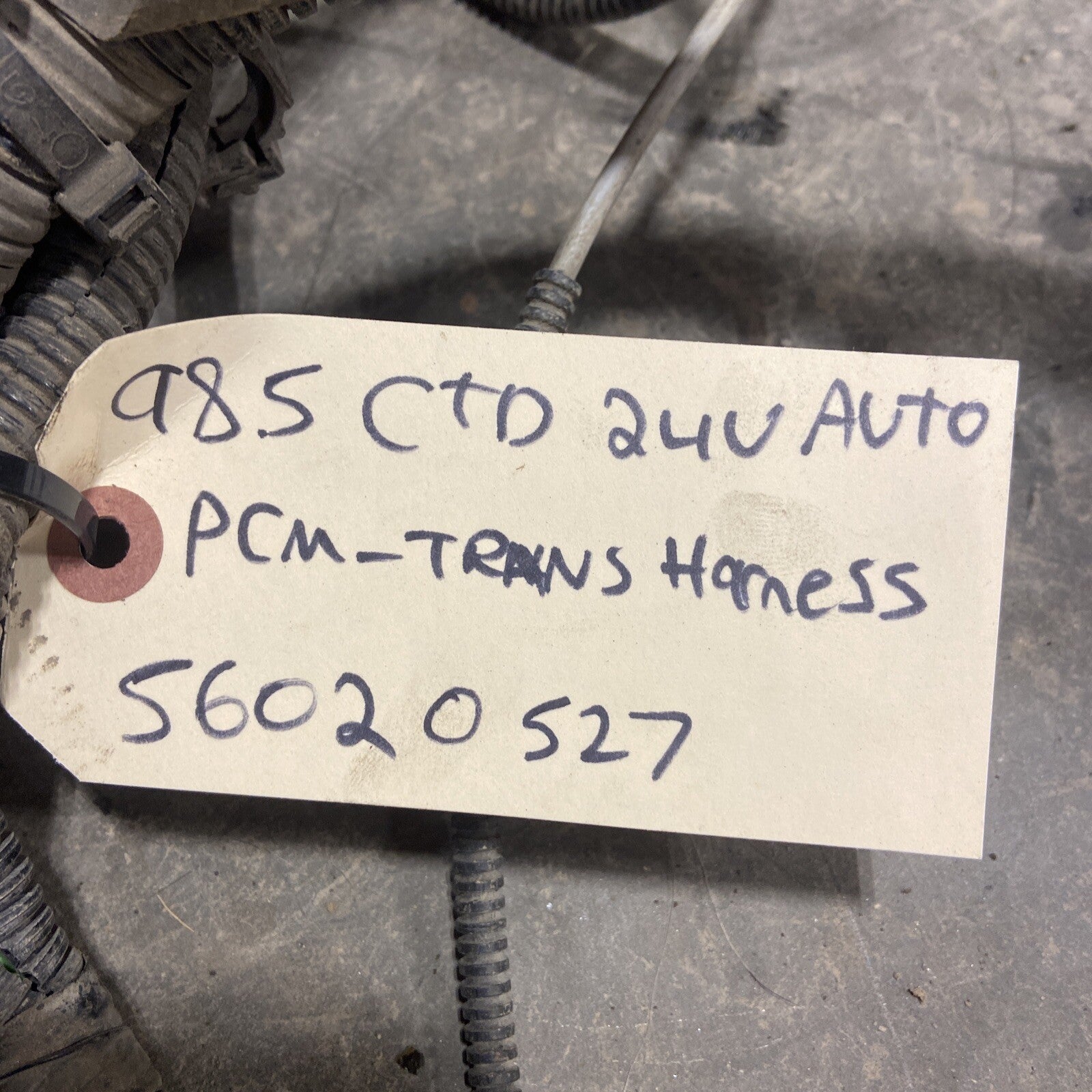 1998 .5 DODGE RAM 2500 3500 5.9L 24V CUMMINS PCM TRANSMISSION HARNESS 56020527