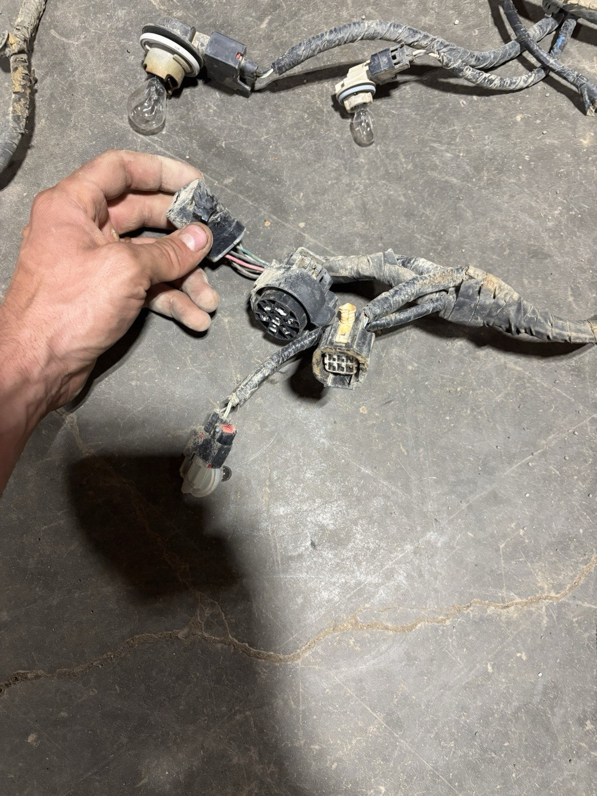 2012 DODGE RAM 3500 4DOOR LONGBOX FRAME CHASSIS WIRING HARNESS