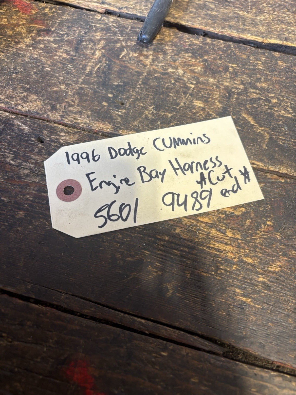 1996 DODGE RAM 2500 3500 CUMMINS ENGINE BAY HARNESS 56019489 **cut Section