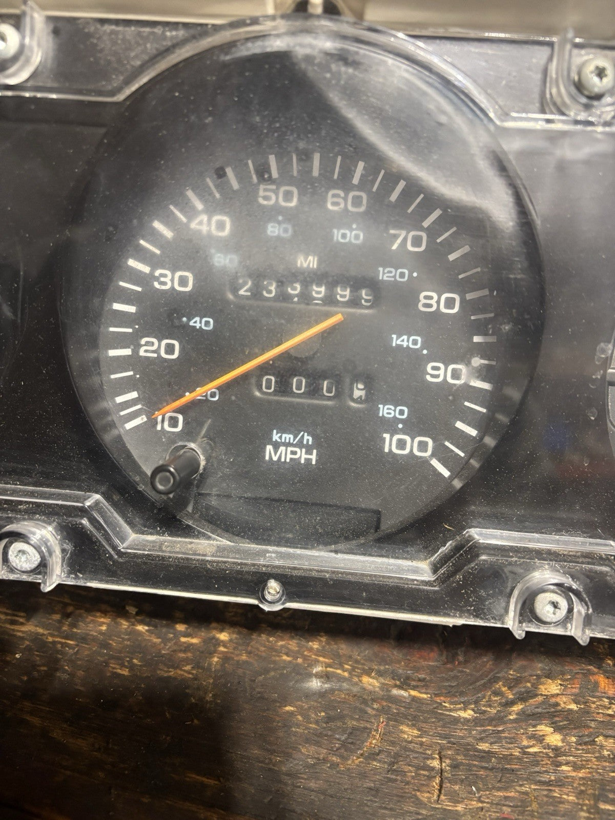 1990 - 1993 DODGE RAM 250 350 CUMMINS INSTRUMENT SPEEDO GAUGE CLUSTER 233999mile
