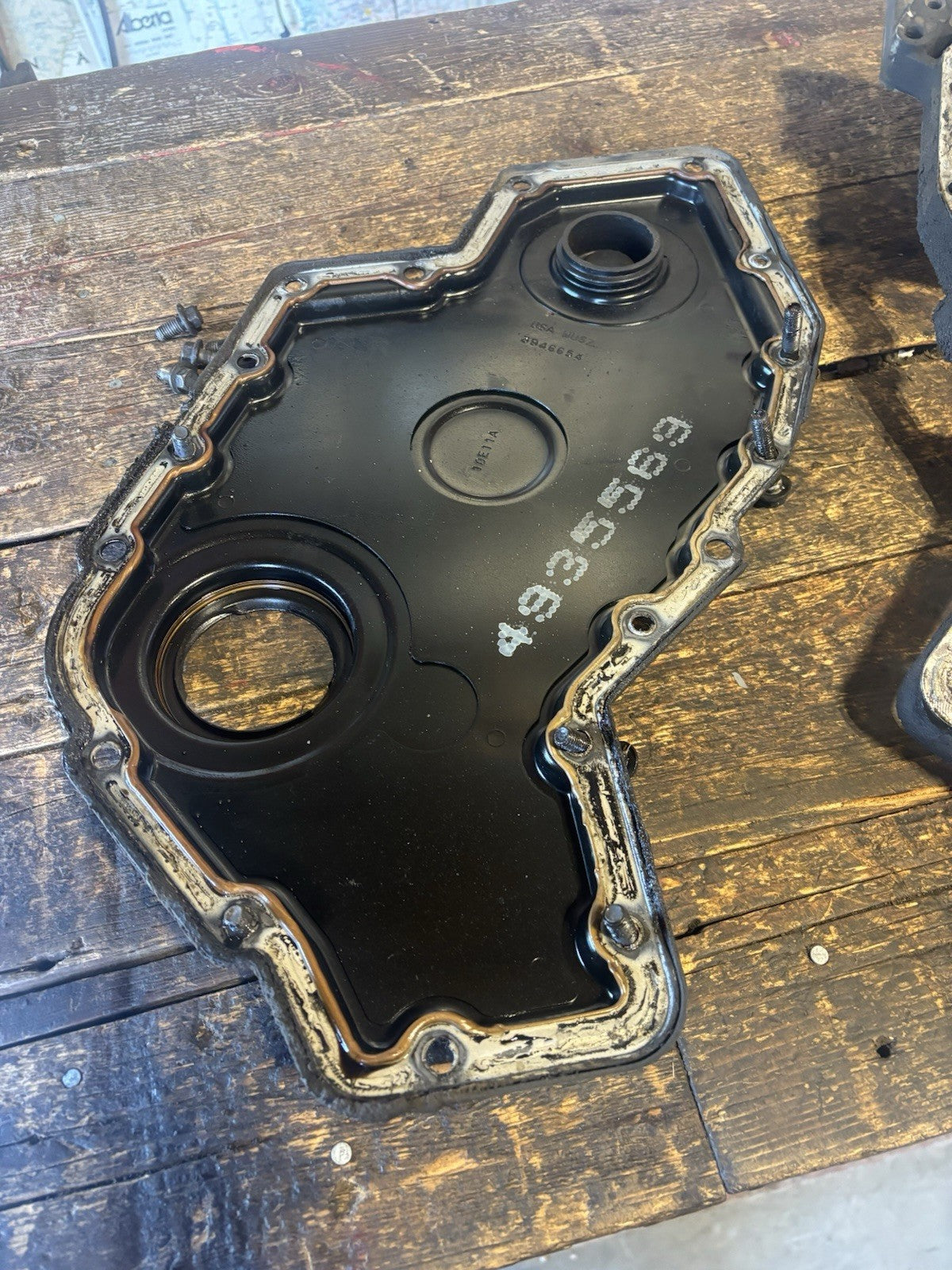 OEM 2007 .5 - 2018 DODGE RAM TIMING GEAR CASE COVER HOUSING SET 4934041 3946654