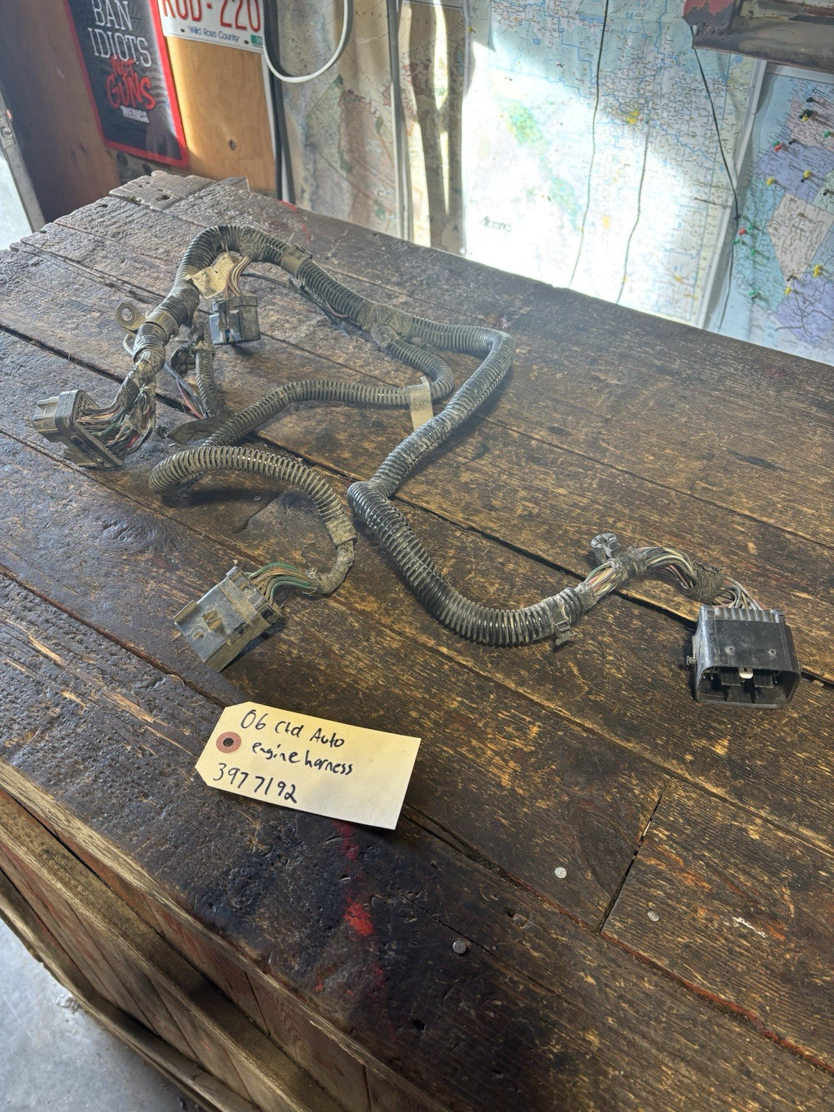 2006 DODGE RAM 2500 3500 5.9L CUMMINS AUTOMATIC ENGINE HARNESS 3977192