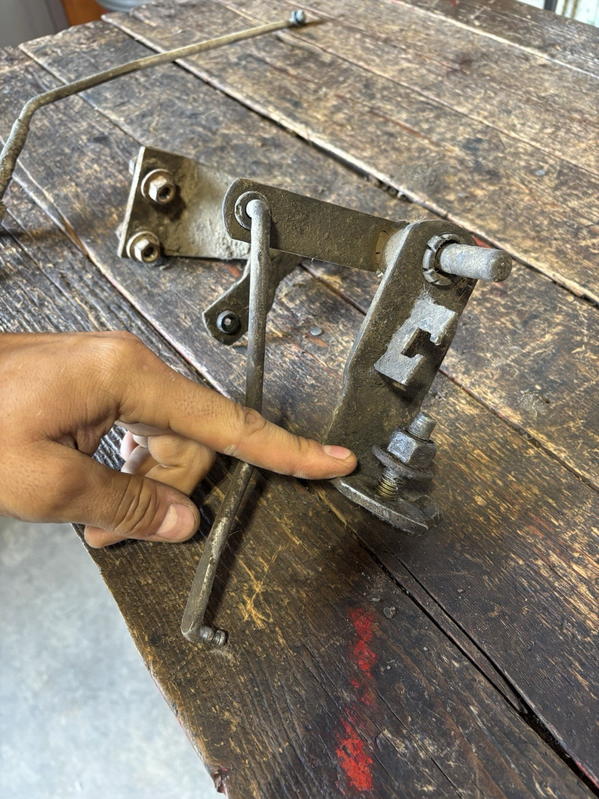 1989 - 1993 1ST GEN DODGE RAM 250 350 AUTOMATIC GEAR SHIFTER LINKAGE FRAME-TRANS