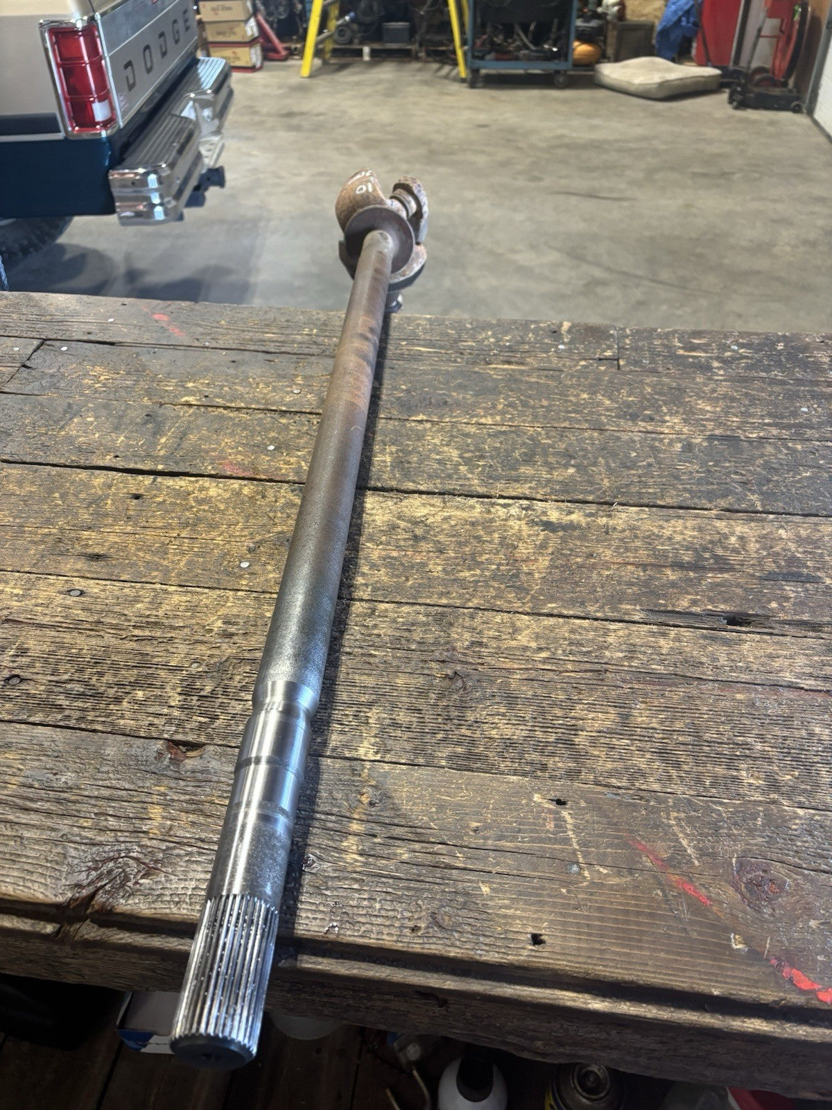 2010 2011 2012 DODGE RAM 2500 3500 CUMMINS PASSENGER FRONT AXLE SHAFT