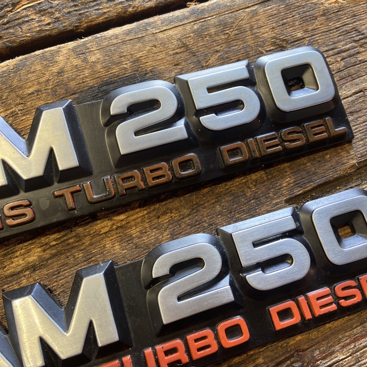 1989 - 1993 DODGE RAM 250 EMBLEMS DECALS FENDER BADGES SET