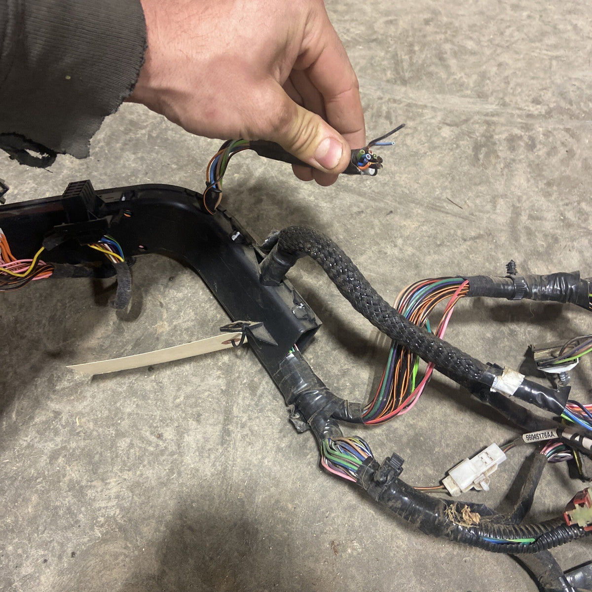 1998 DODGE RAM 2500 3500 CUMMINS 12V AUTOMATIC DASH WIRING HARNESS 56020485AB