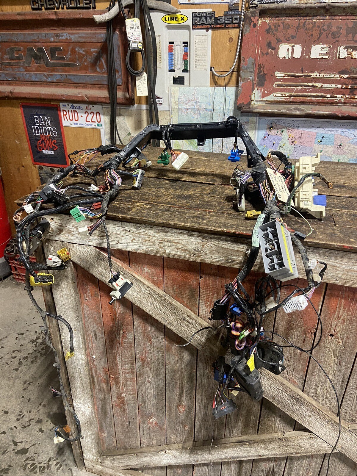 2000 DODGE RAM 1500 2500 3500 GAS AUTO DASH WIRING HARNESS 56045900AA